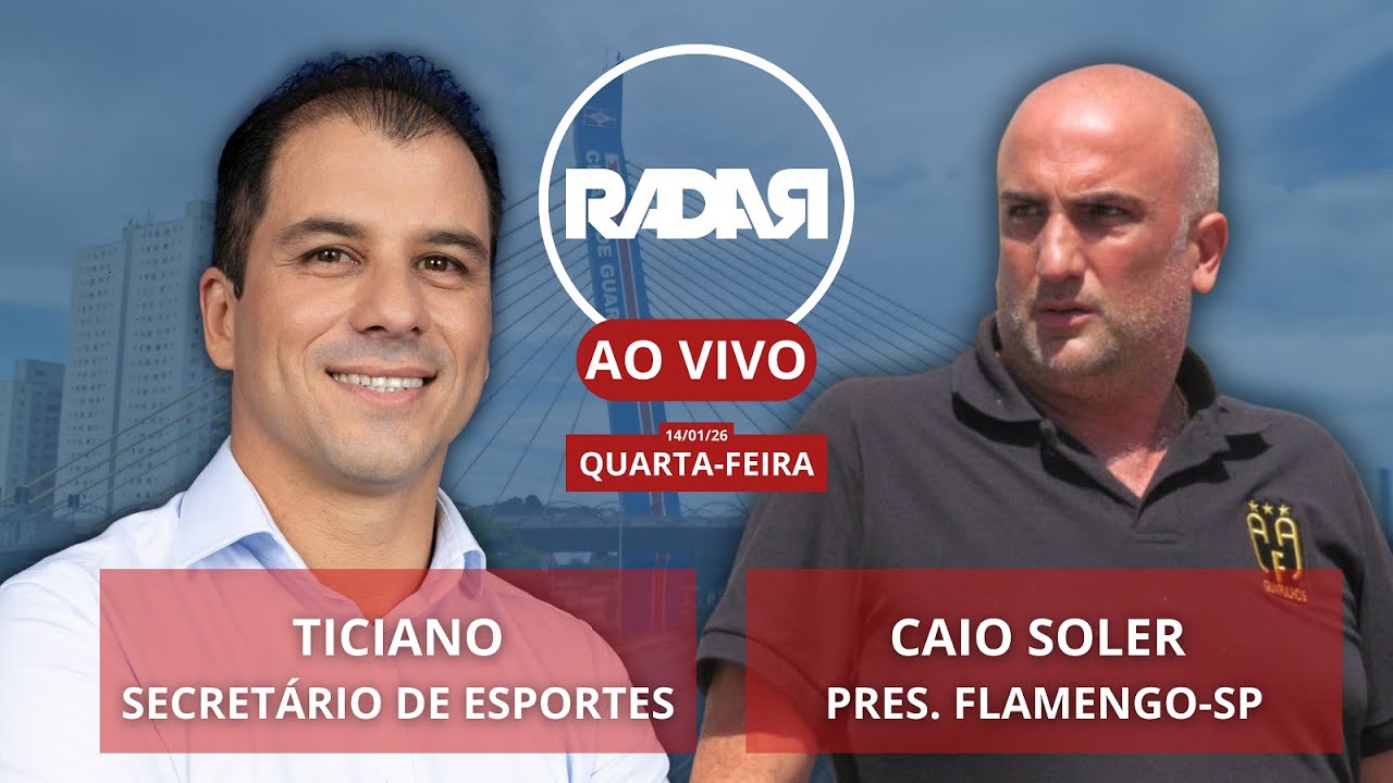 🔴 Radar de Notícias entrevista Caio Soler e Ticiano | 14-01-2025