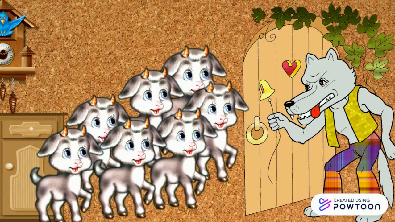 The Wolf and the Seven Little Kids- 1