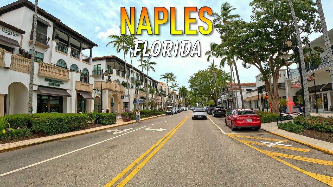Naples Florida Driving Through