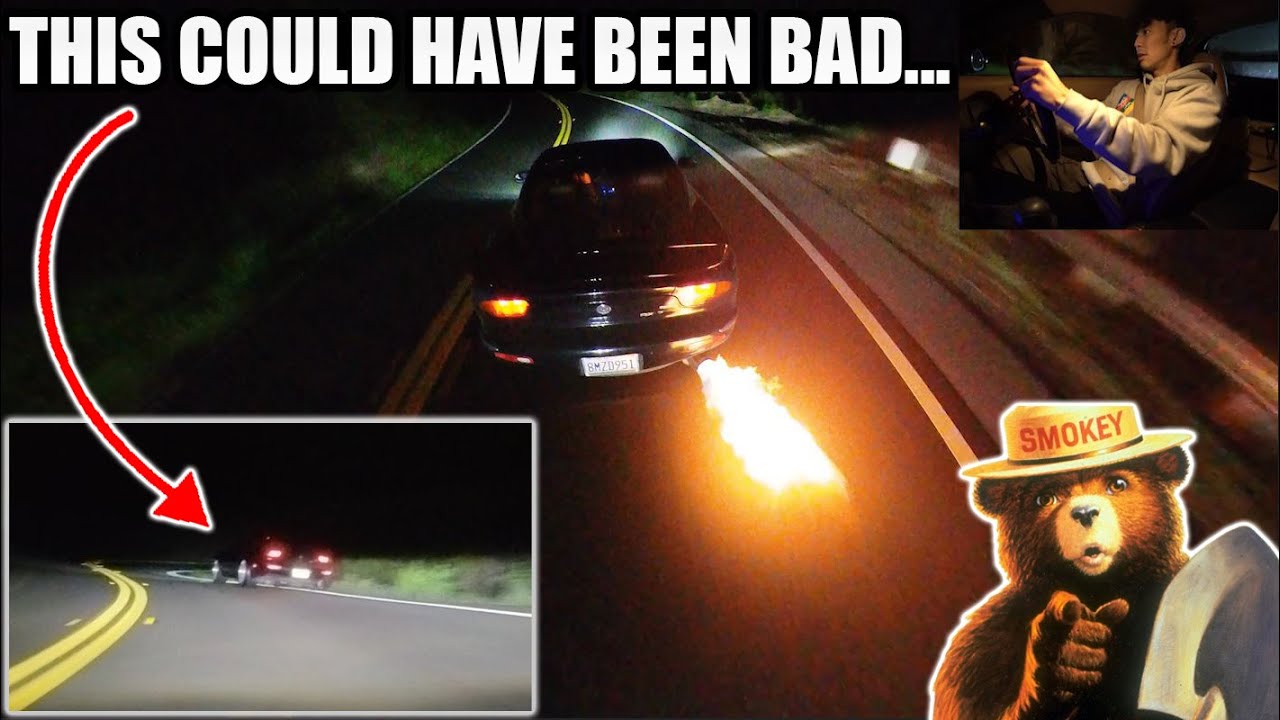 MIDNIGHT TOUGE RUN | I ALMOST GUTTER DROP OFF THE MOUNTAIN?!