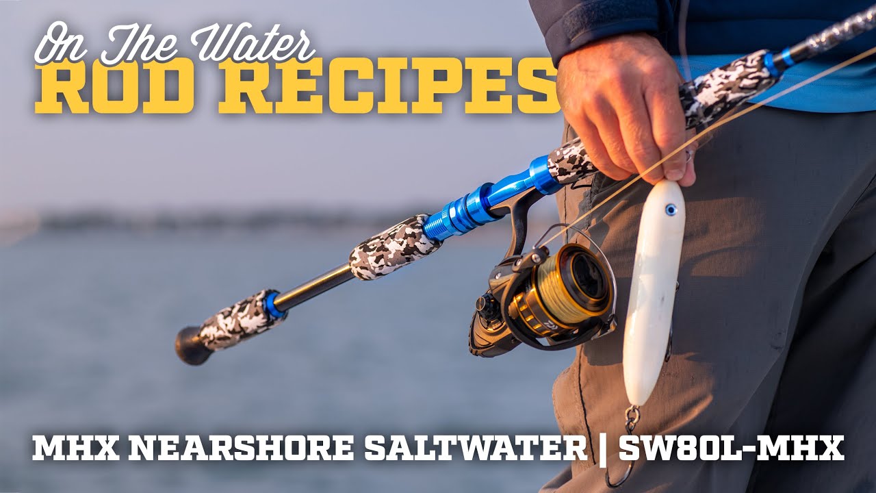 Nearshore Rod Recipe for Striper Fishing and More | SW80L-MHX with Urban Camo Custom Rod Recipe