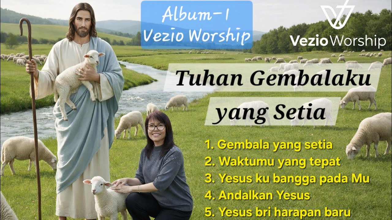 Album pertama Vezio Worship berjudul Gembala yang Setia. Tuhan tidak pernah meninggalkan kita.