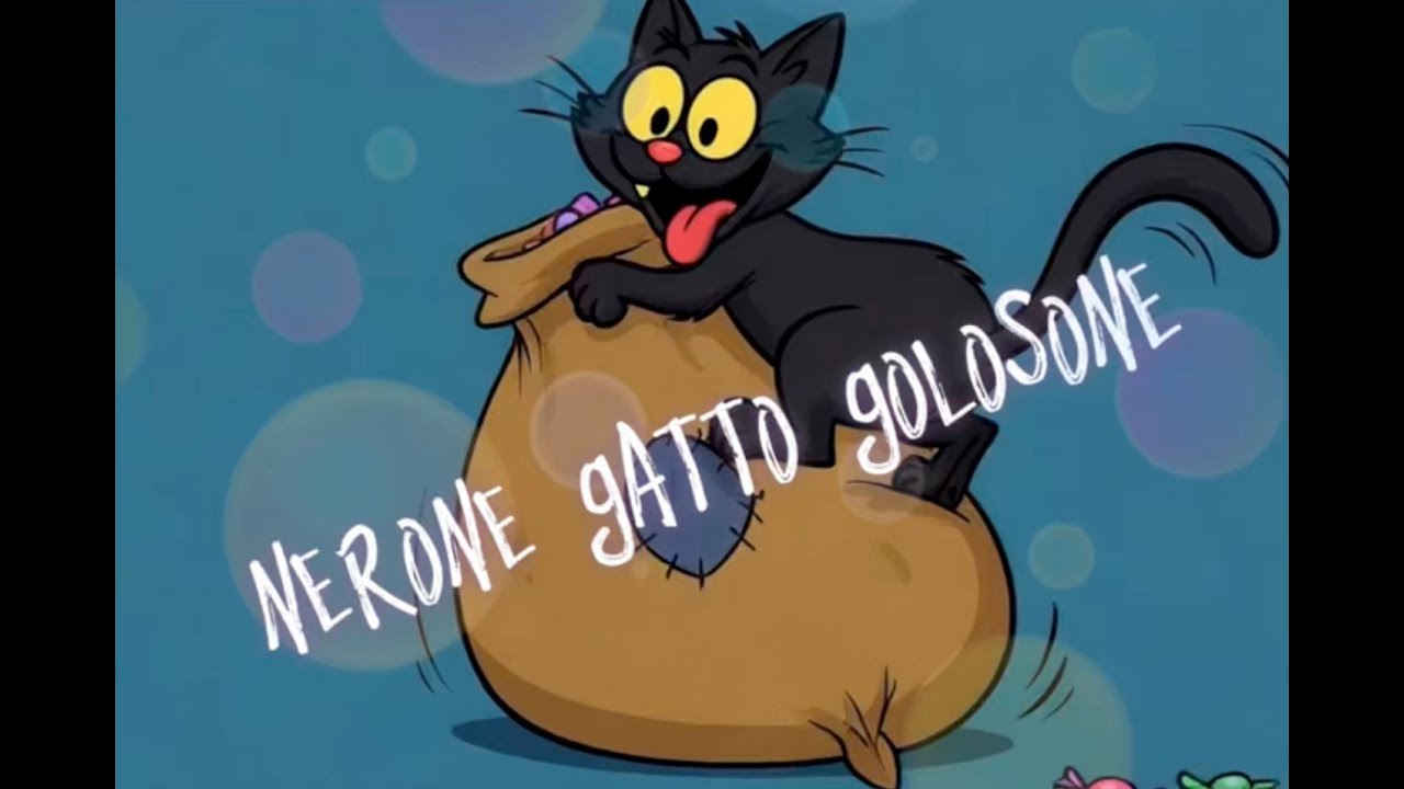 Nerone gatto golosone