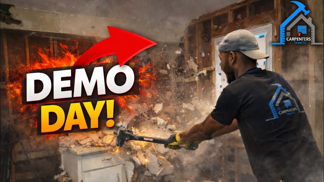 Smashing This Kitchen For A Full Remodel! | Ep.3 House Remodel