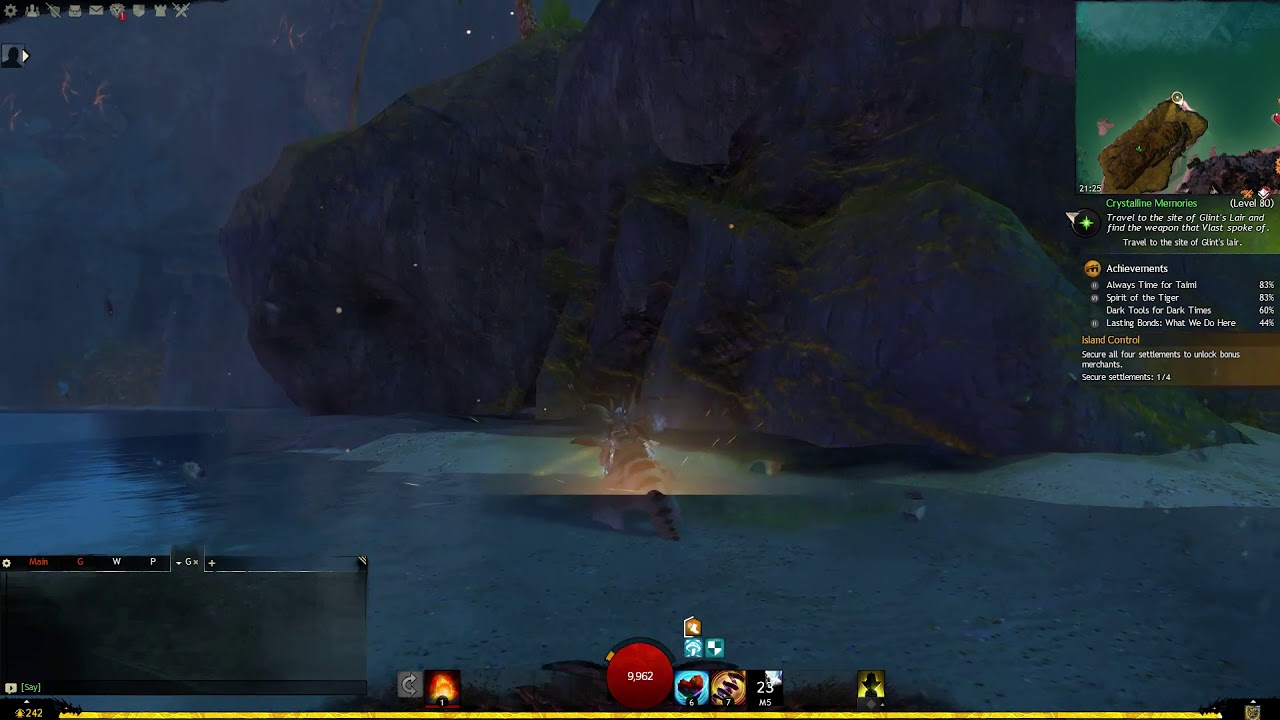 Guild Wars 2 (Jumping Puzzle) - Skipping Stones SPRINGER SHORTCUT (Southsun Cove)