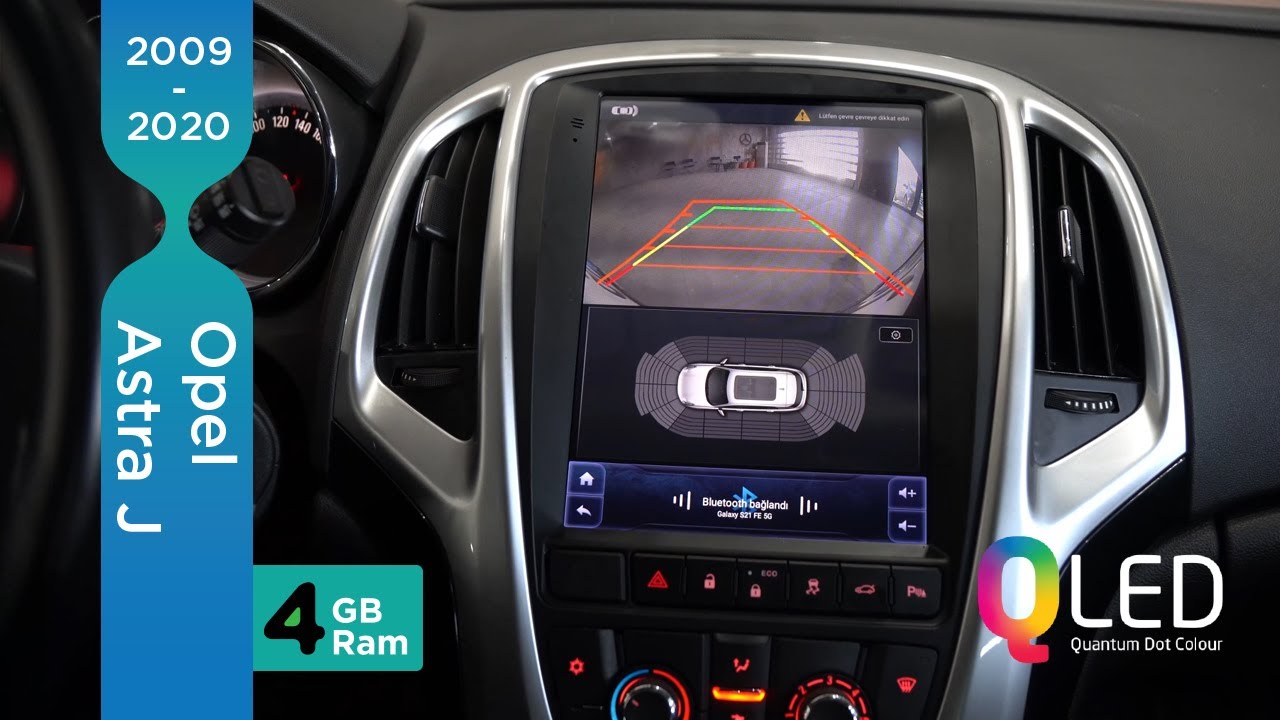 Opel Astra J Tesla QLED Ekran 4 GB RAM Kablosuz Carplay Android Multimedya Navigasyon COMWEGEN