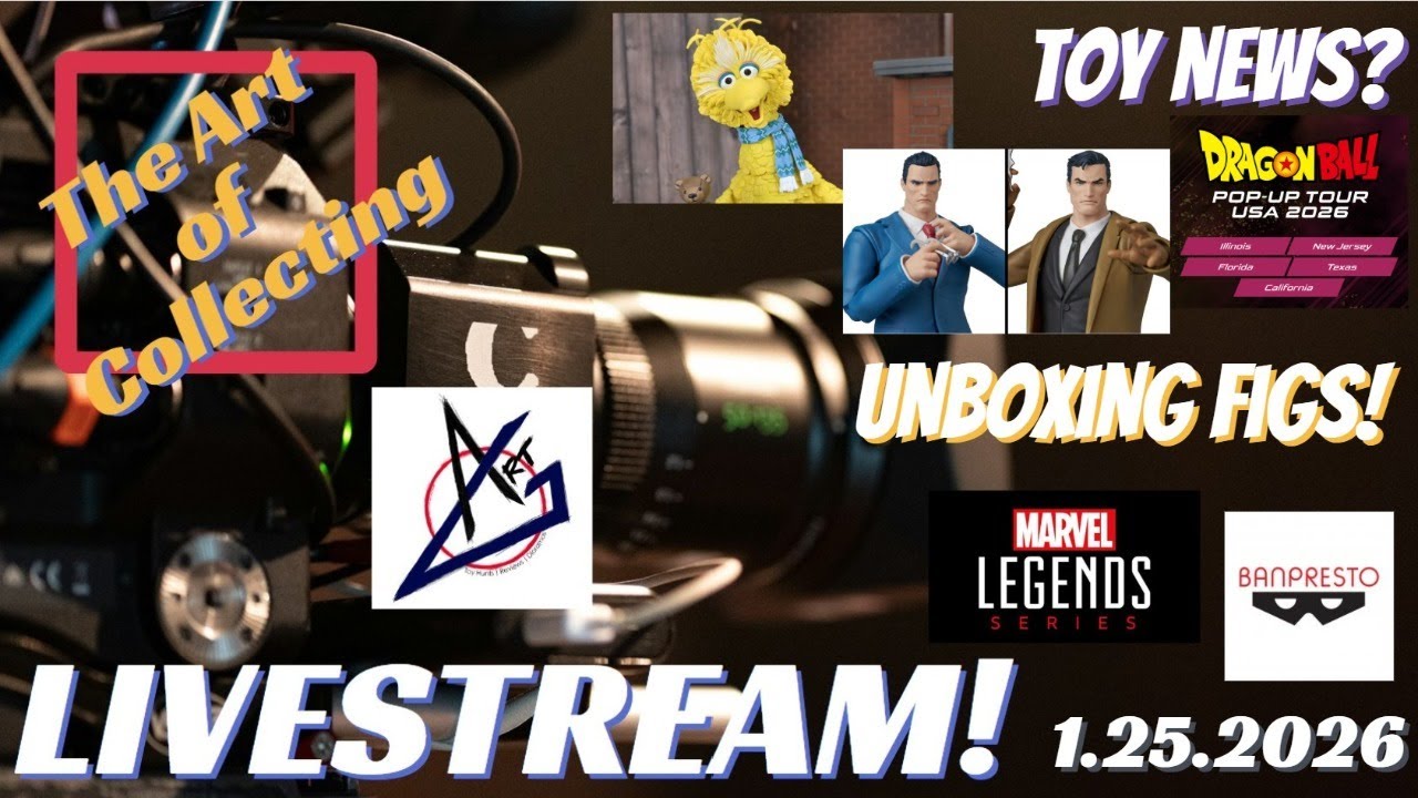 LIVE!! Some Toy News & Unboxing Figs! 📱