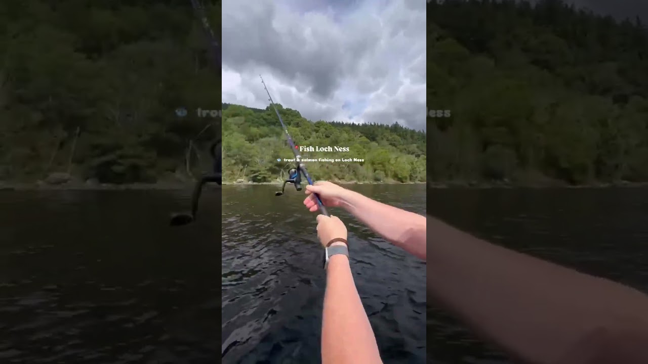 Fishing on Loch Ness &ndash; Catching trout & salmon in Scotland&rsquo;s Legendary Loch!  #lochness #fishing