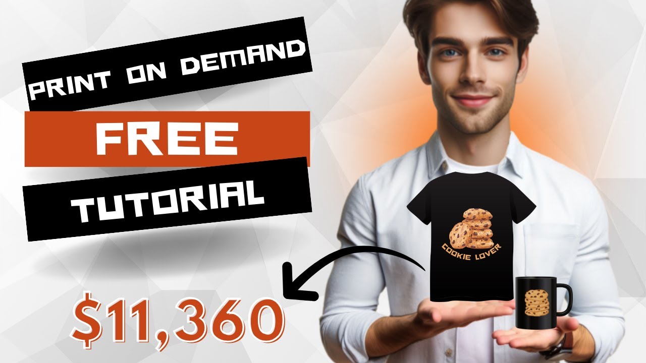 Step-by-Step FREE Print on Demand Tutorial [Start with $0]