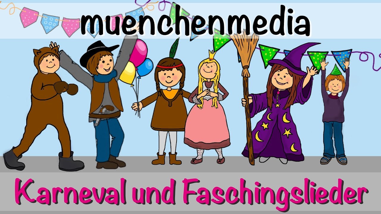 ♫ Faschingslieder Mix - Karneval im  Kindergarten - Kinderlieder deutsch - muenchenmedia