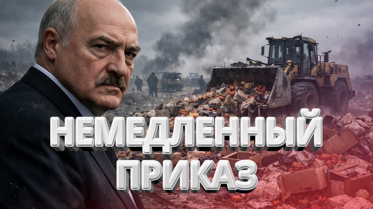 Немедленный приказ Лукашенко / Тонны продуктов уничтожены на полигоне / BYстро.NEWS