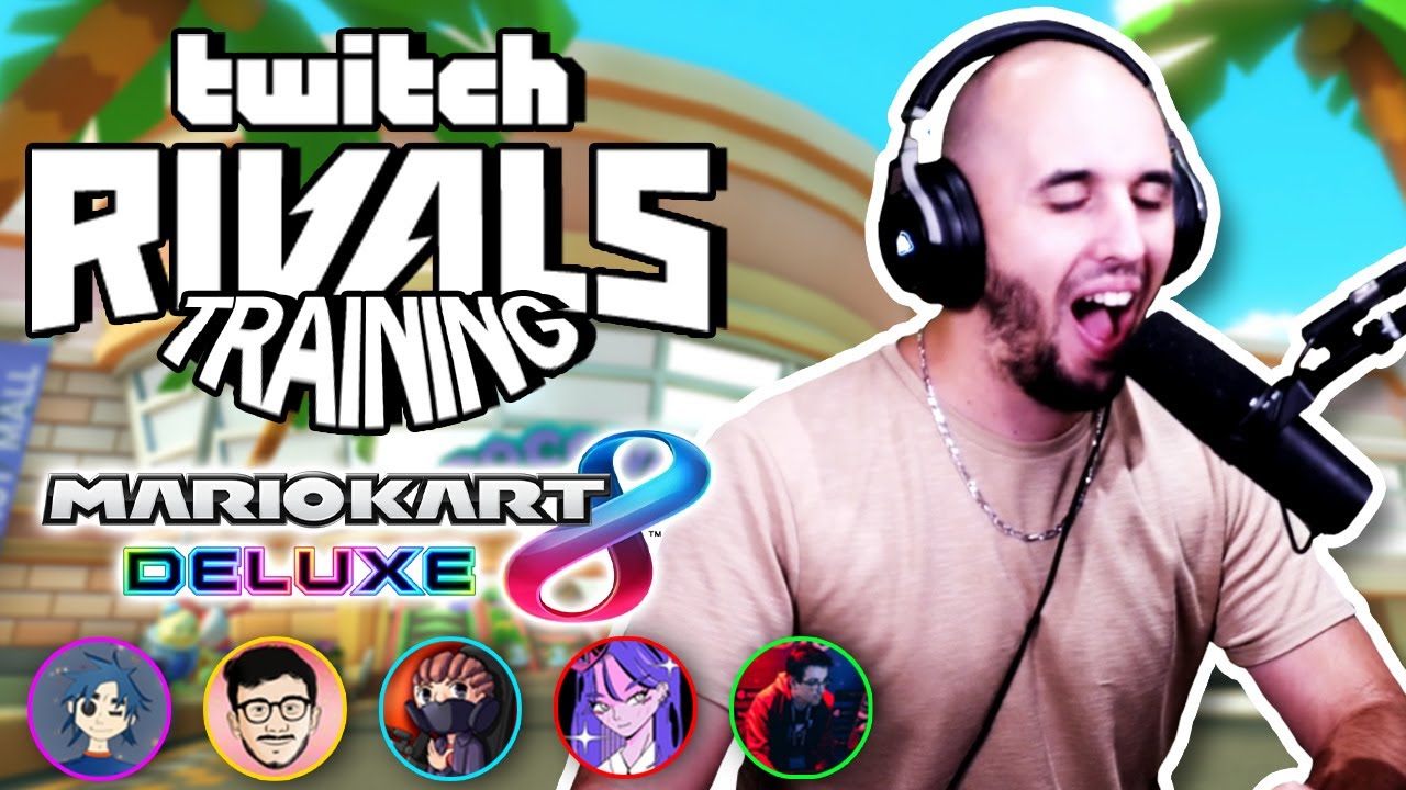 DEUXIEME TRAINING MARIO KART TWITCH RIVALS AVEC PONCE, GUILL, ULTIA, ETOILES & JIMMYBOYYY