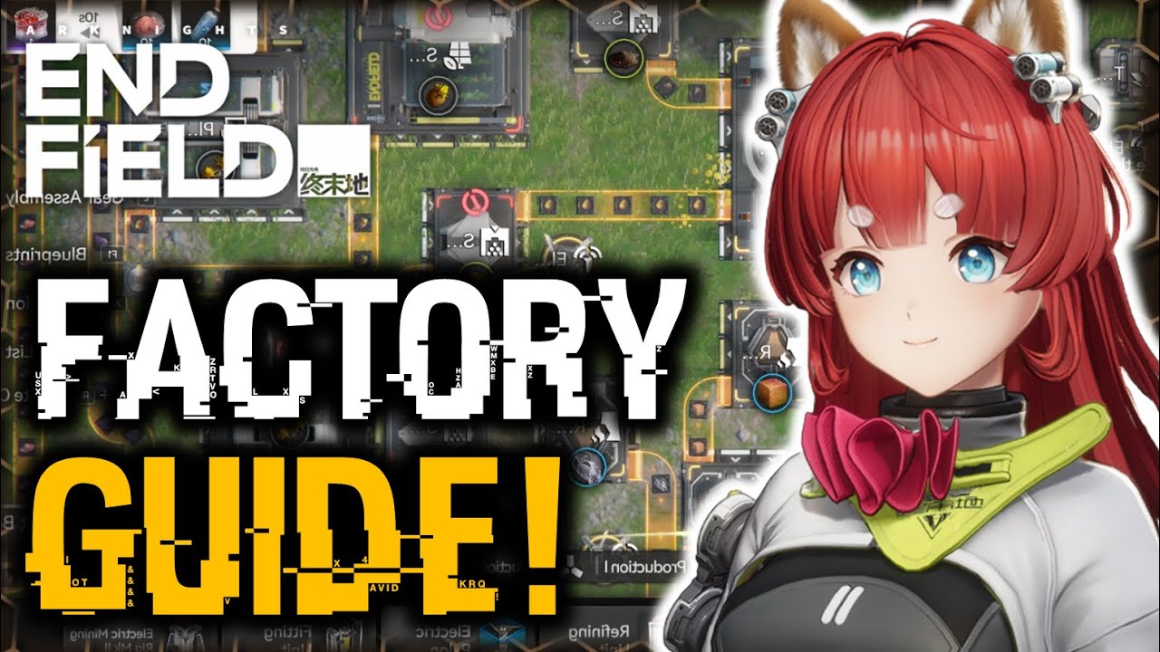 РУКОВОДСТВО ПО ОСНОВАМ ФАБРИК AIC С ЧЕРТЕЖАМИ ДЛЯ НАЧАЛА ИГРЫ! (Arknights Endfield)