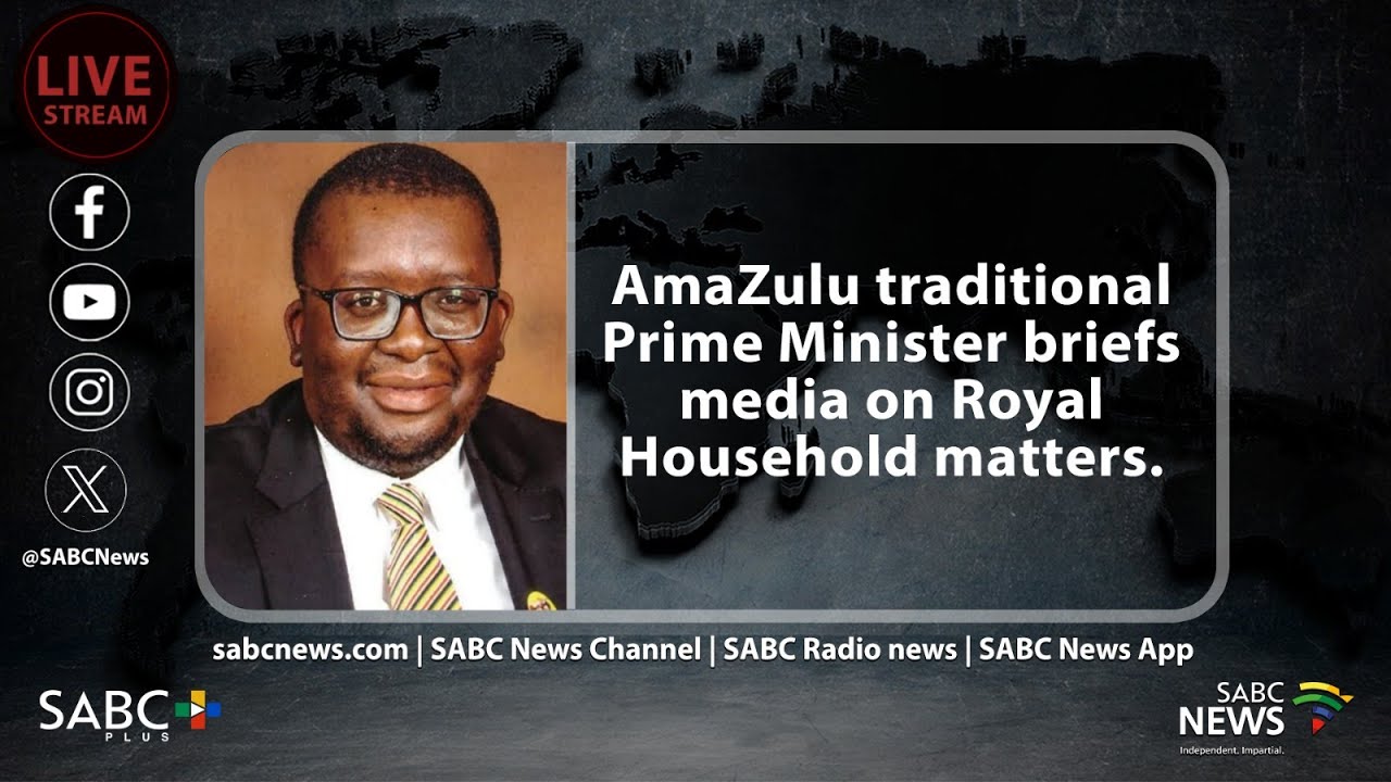 The traditional Prime Minister of the Zulu nation Media Briefing
