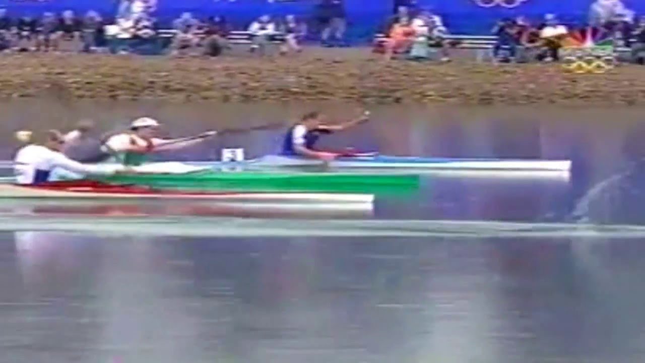 2000 Sydney Olympic Canoeing Men's K-1 1000 m Semifinals Heat 1 of 3 HD (16:9)