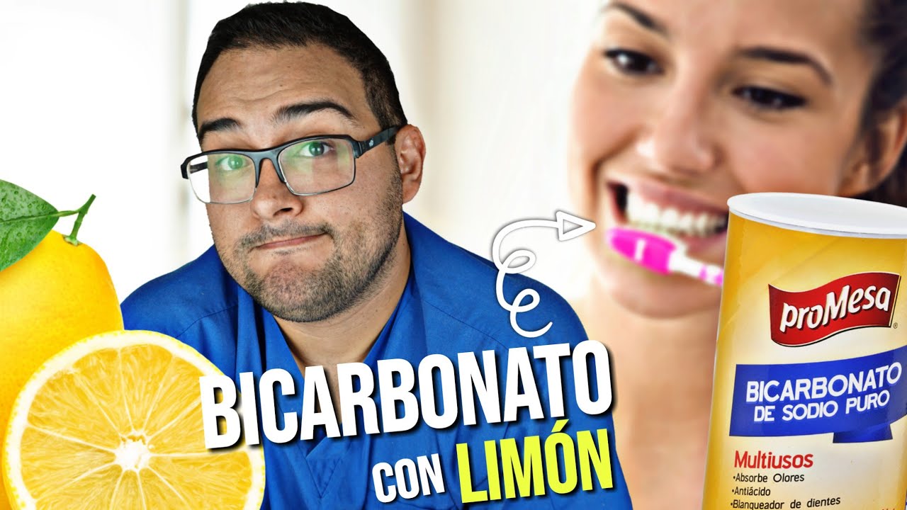 BLANQUEAR LOS DIENTES con BICARBONATO y LIM&Oacute;N👄 #2019 (ME EQUIVOQUE) 🤘
