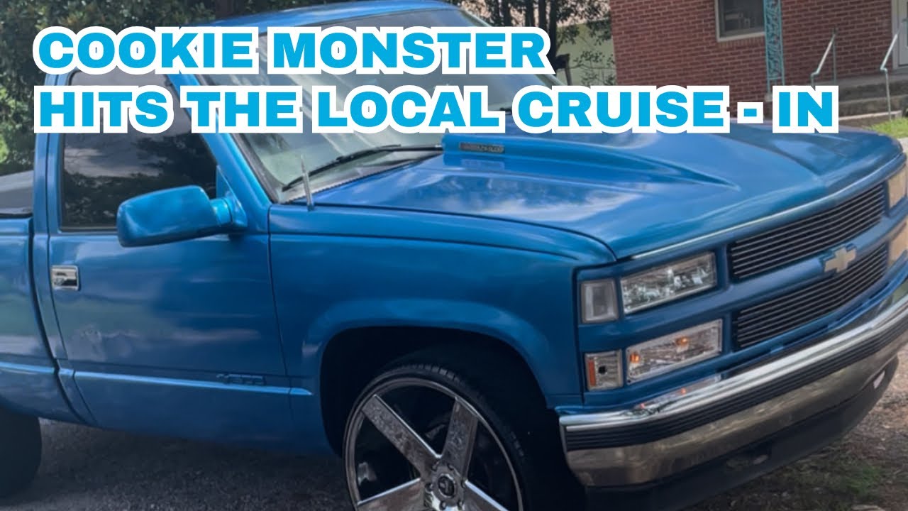 Hitting the local cruise in  pearl ms with my wife