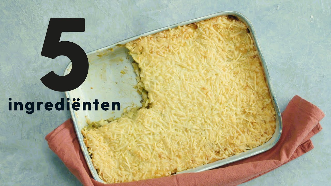 Wat eten we vandaag? Ovenschotel gehakt met prei en kaas - Allerhande