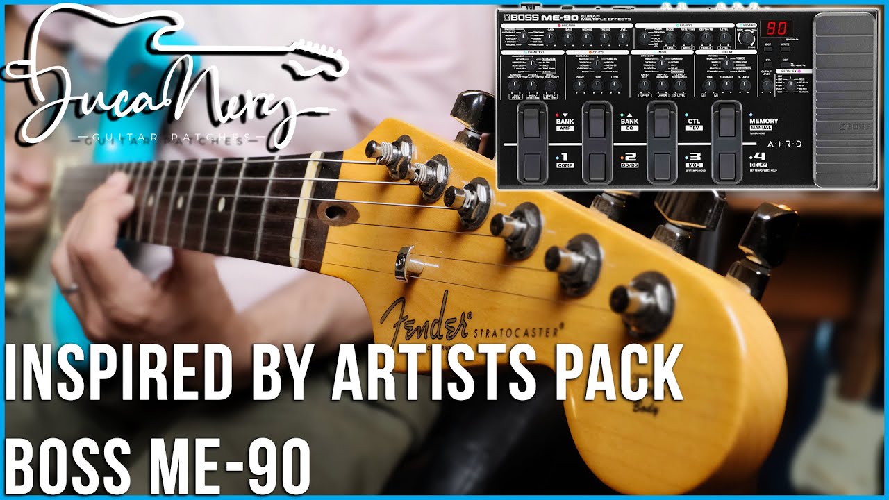 Boss ME-90 - INSPIRED BY ARTISTS PACK | Hendrix, Eric Johnson, Pink Floyd & MORE!!!