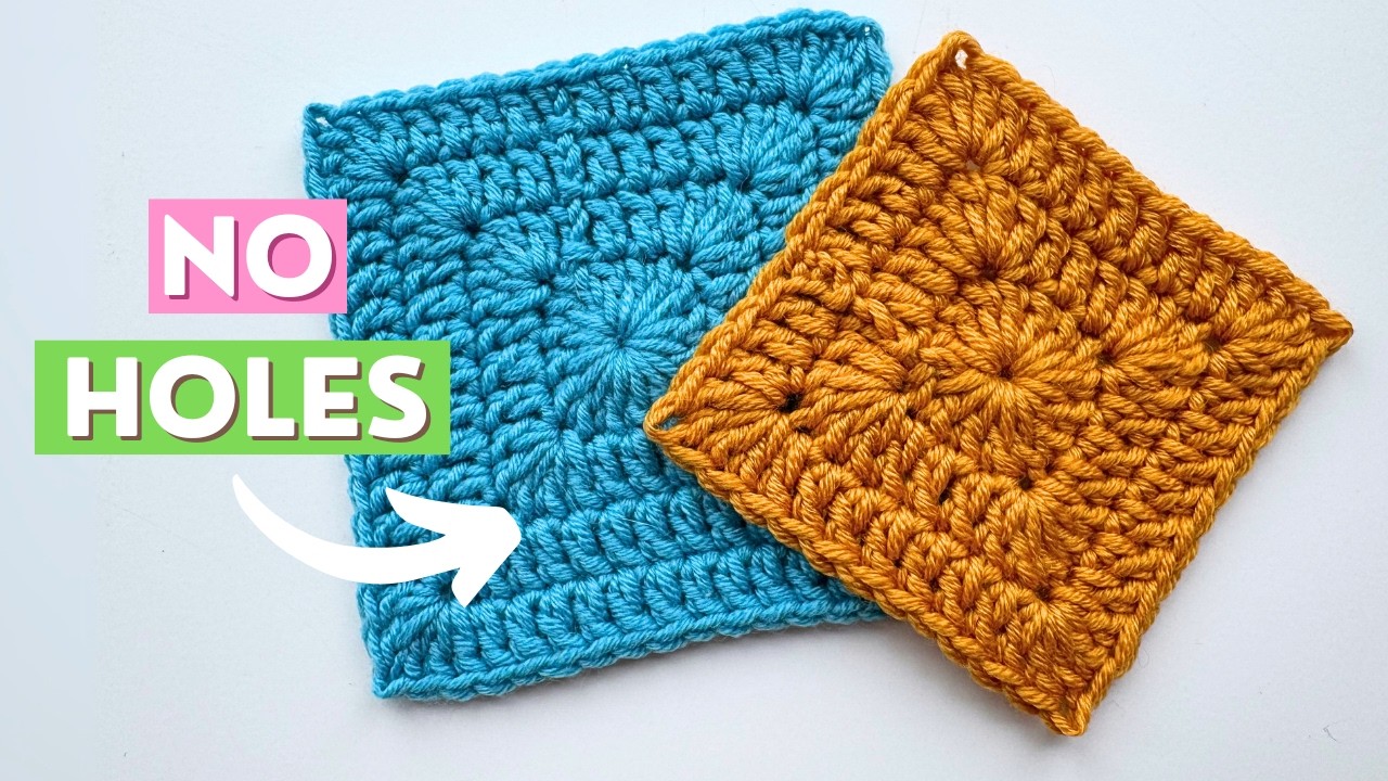 STOP Making Holey Granny Squares 😬 Try This Solid Version Instead!