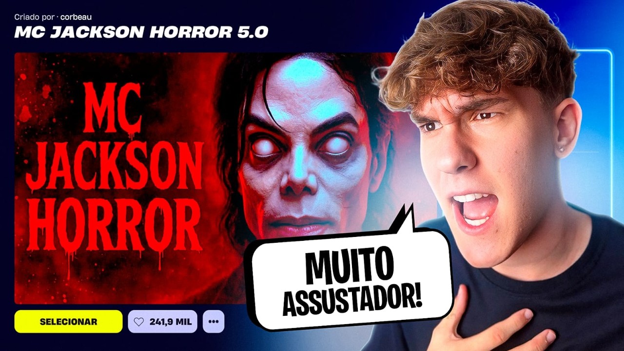 Eu Joguei um Mapa de Terror do Michael Jackson no Fortnite… 😨