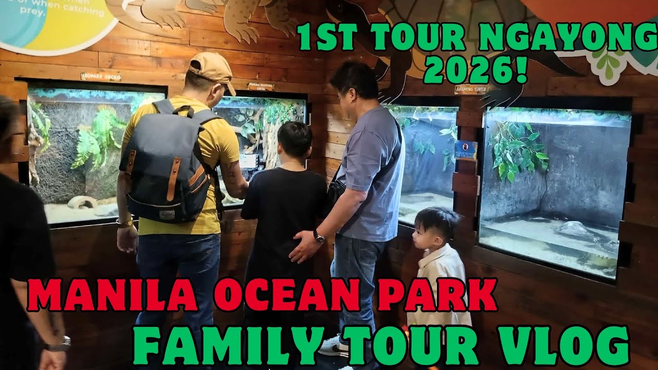 MANILA OCEAN PARK - FIRST FAMILY TOUR VLOG NGAYONG 2026!
