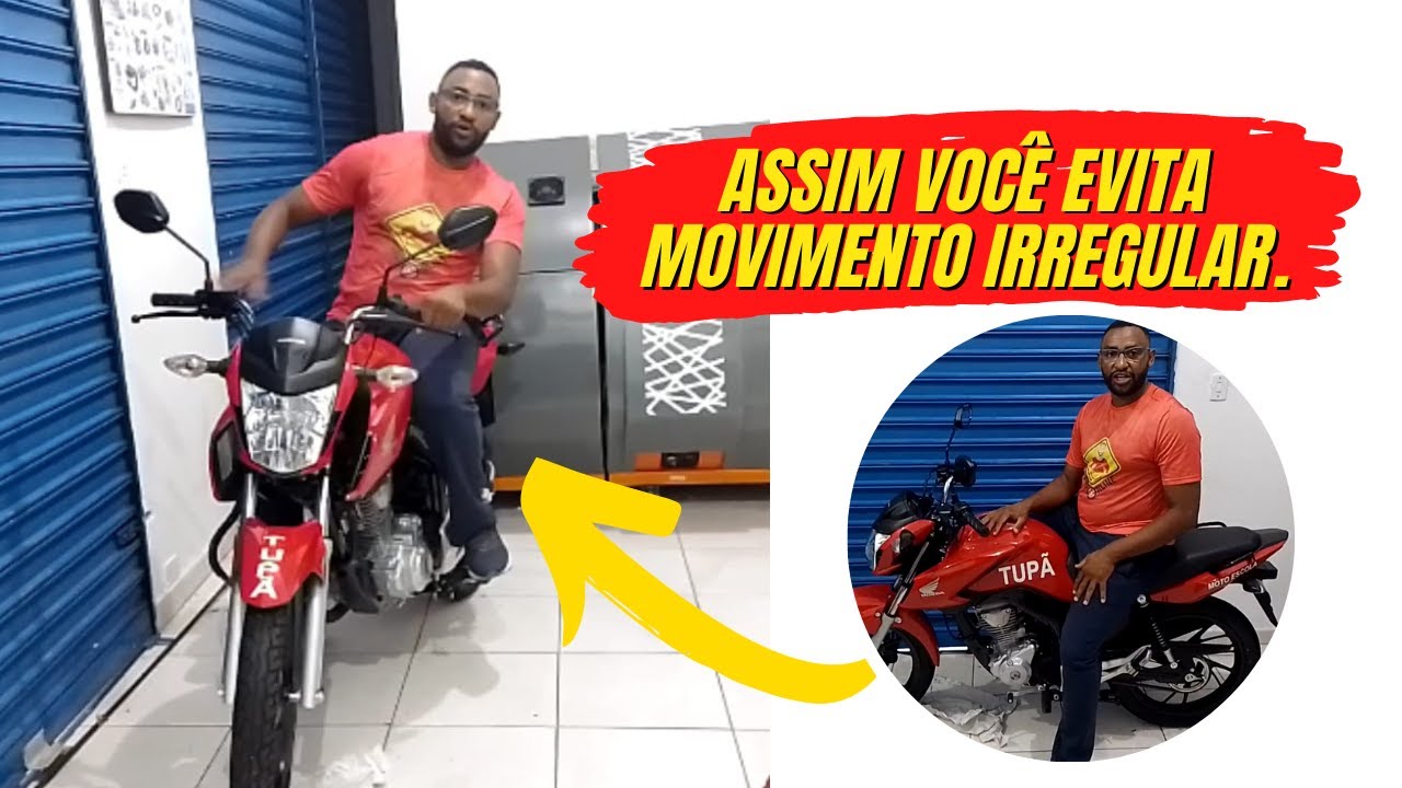 Aula de moto para Incitantes: Como manter o equilíbrio na moto.
