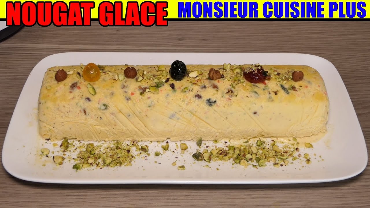 nougat glacé monsieur cuisine edition plus recette lidl silvercrest iced nougat gefrorenes thermomix