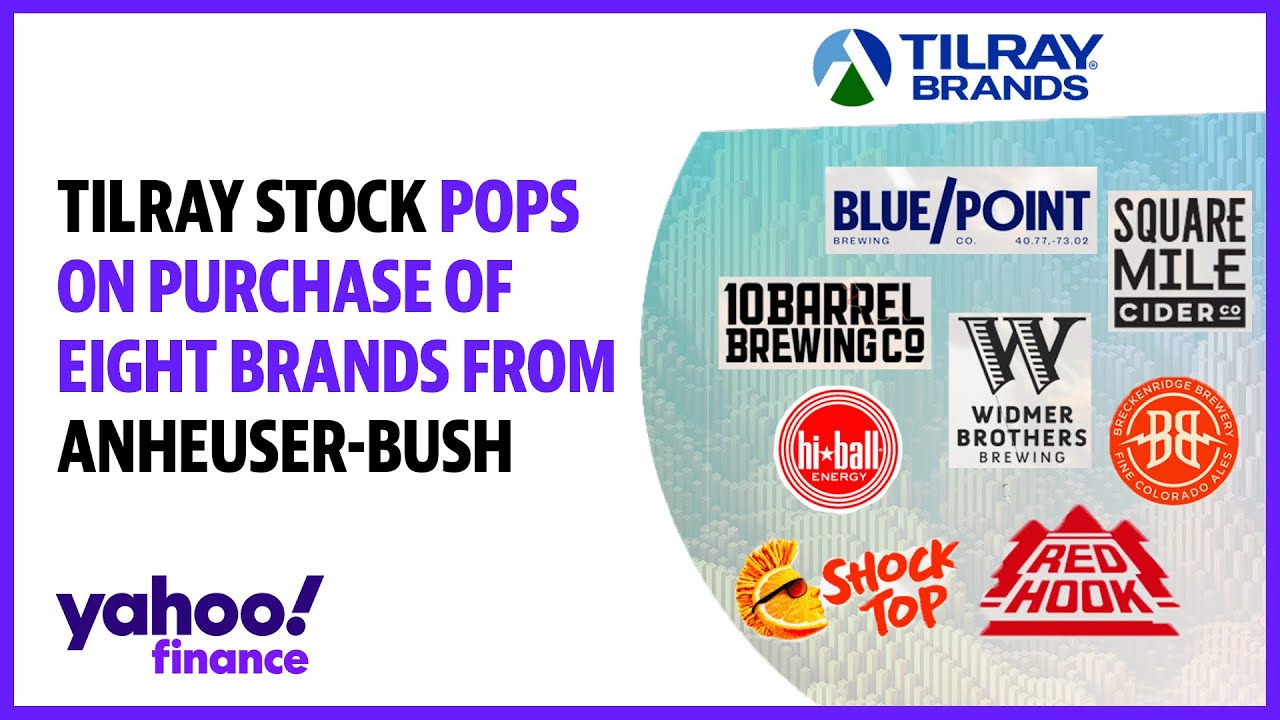 Tilray stock pops on purchase of eight brands from Anheuser-Busch