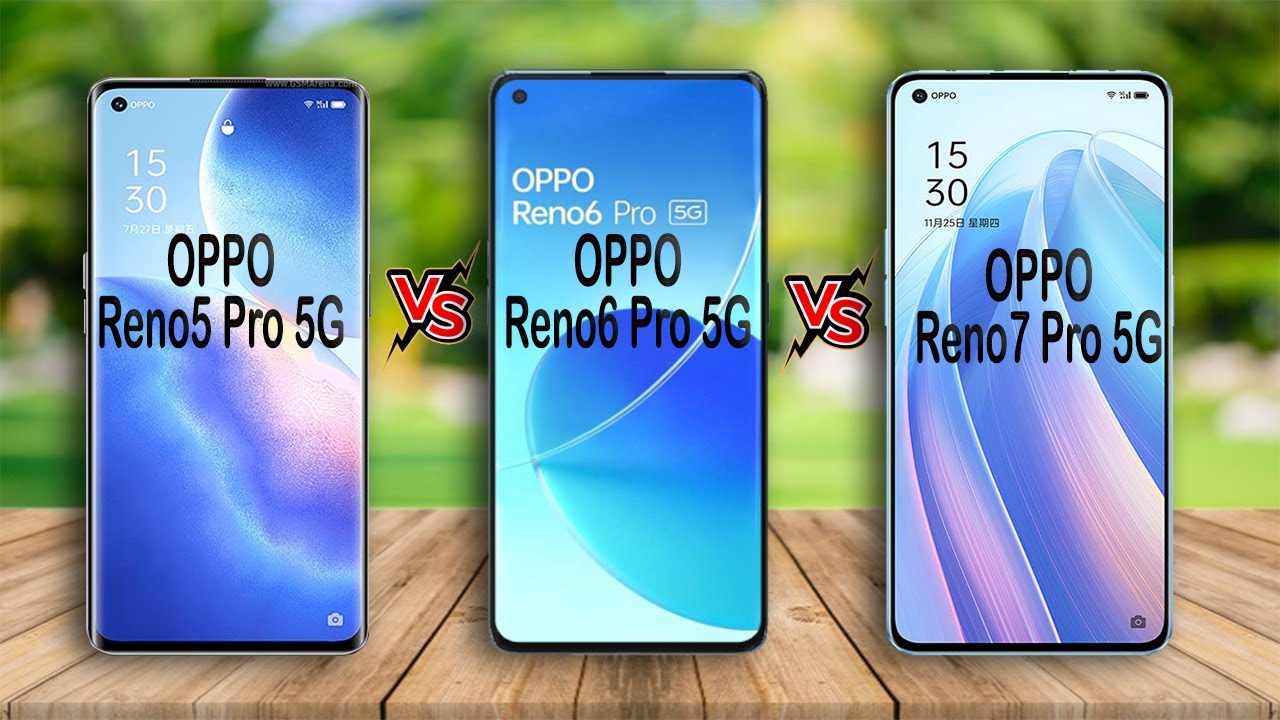 مين الأفضل ؟| Oppo Reno 7 PRO VS Reno 6 PRO VS Reno 5 PRO