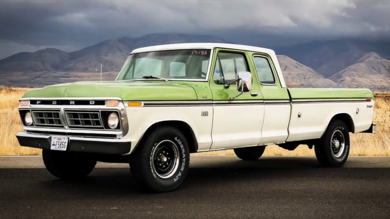 1976 Ford F250 Ranger Supercab - Original Barnfind, FRESH 460 V8, AC Cab Original Paint and Interior