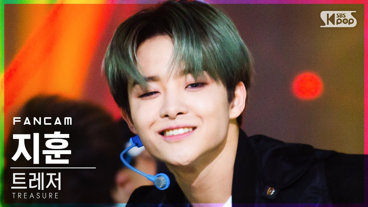 [안방1열 직캠4K] 트레저 지훈 '음(MMM)' (TREASURE JIHOON FanCam)│@SBS Inkigayo_2020.11.29.