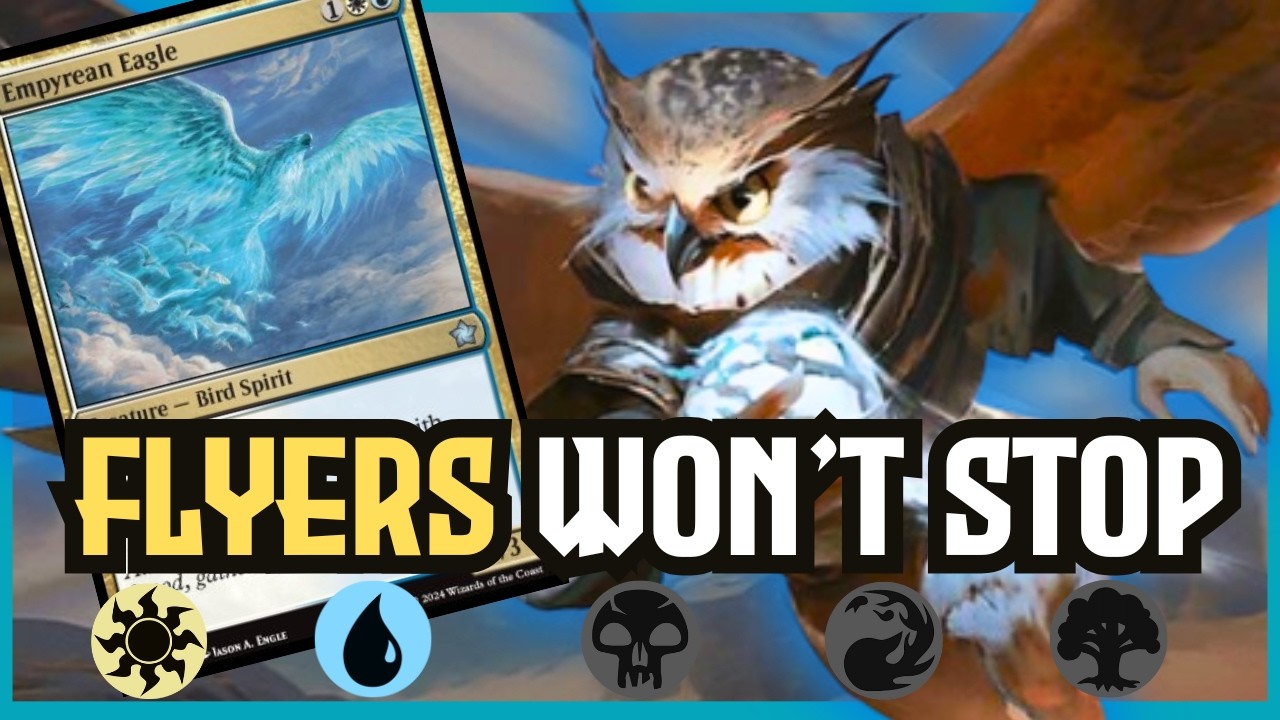 🔵⚪They Can't Block THIS MANY Flyers! | MTG Arena Foundations Standard Azorius Deck