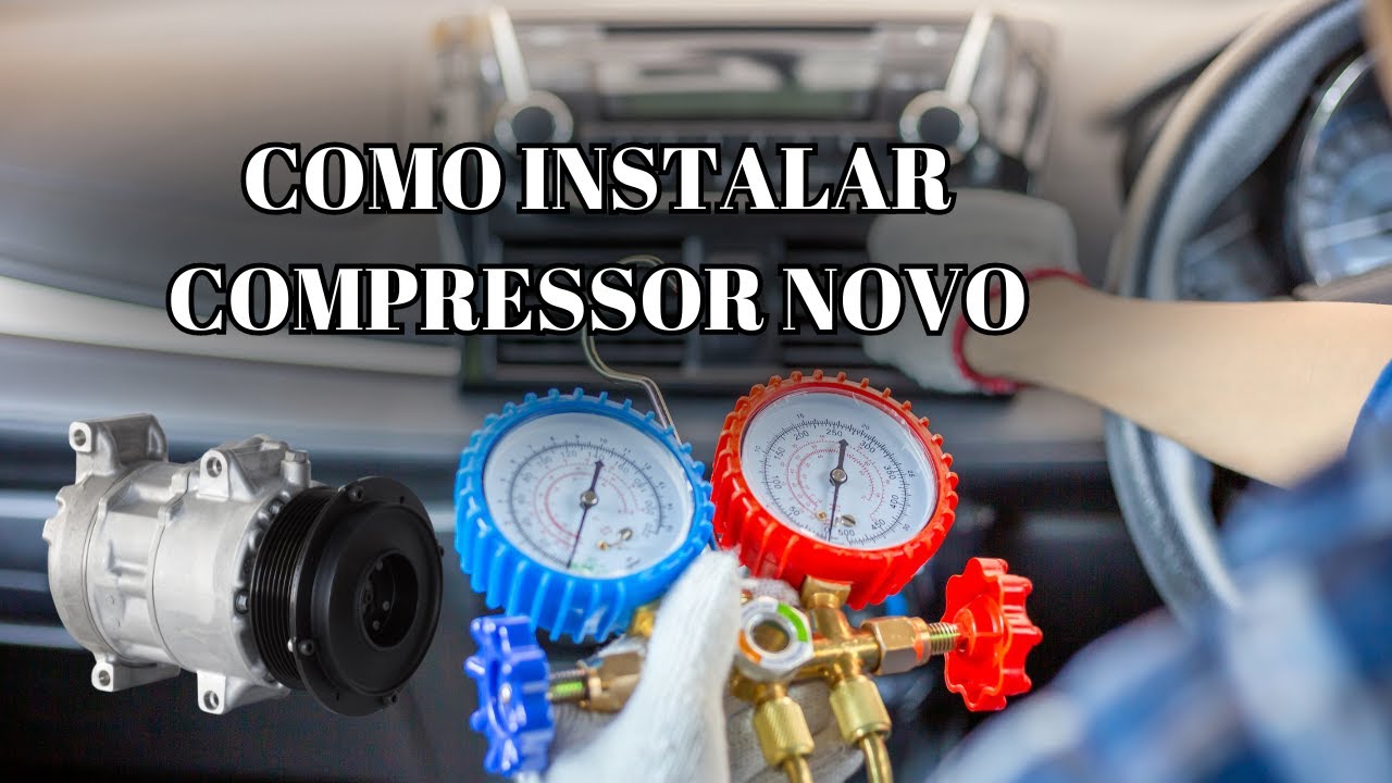 Ar condicionado automotivo / como instalar um compressor novo no carro