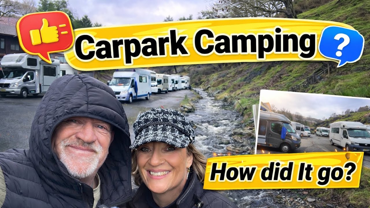CARPARK CAMPING 😱 HOW DID IT GO 