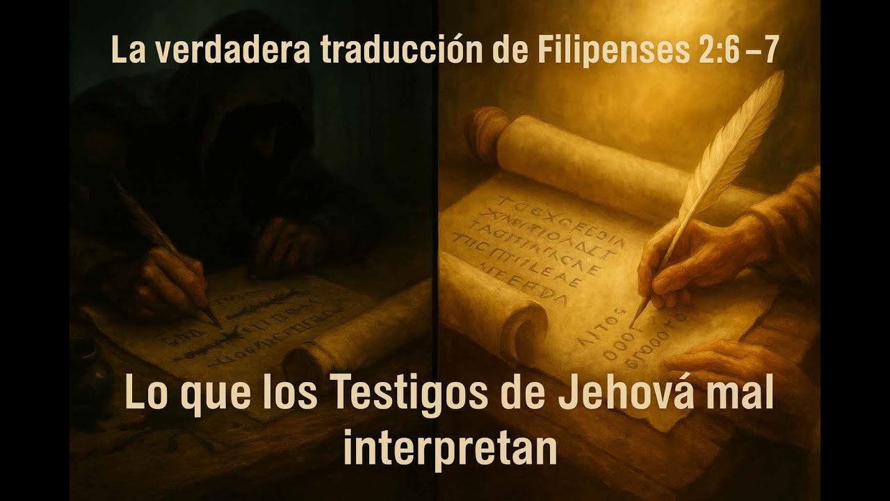 La verdadera traducción de Filipenses 2:6–7   Lo que los Testigos de Jehová mal interpretan.