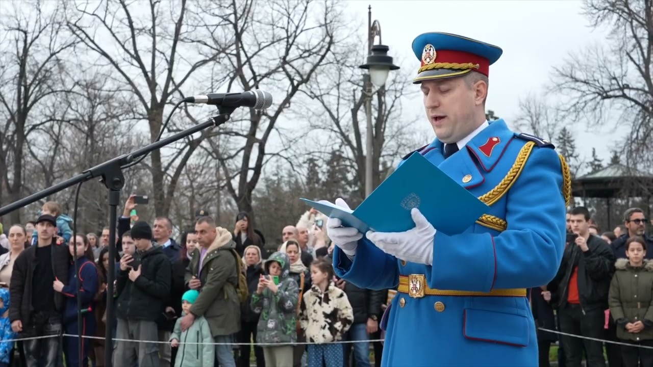 Počasna artiljerijska paljba za Dan državnosti Srbije 🇷🇸 | Kalemegdan