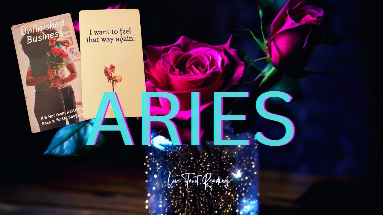 ARIES THE PERSON YOU'RE NOT TALKING TO RIGHT NOW! #tarot #aries #love #soulmate #psychic #heartbreak
