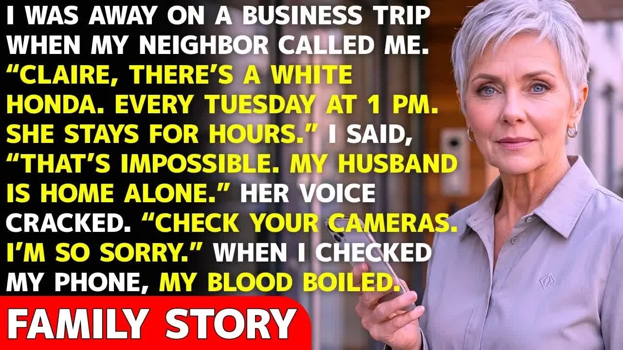 My Neighbor Called： “Check Your Cameras Every Tuesday at 1 PM ” What I Found Made My Blood Boil
