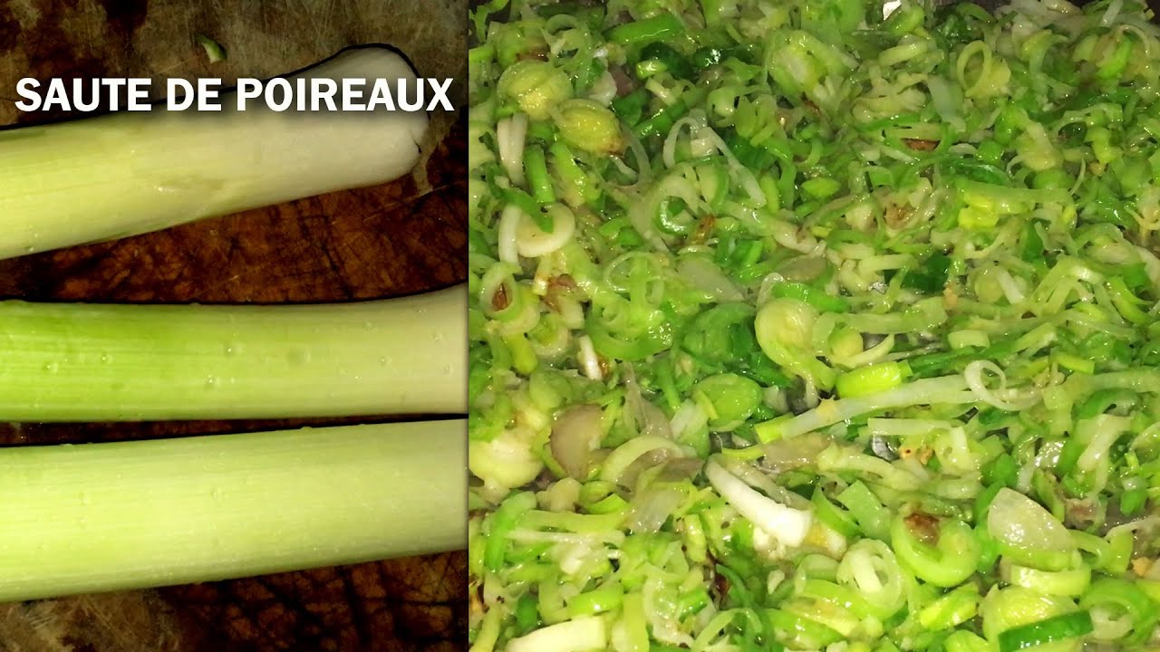 Sauté de poireaux recette très simple à faire.