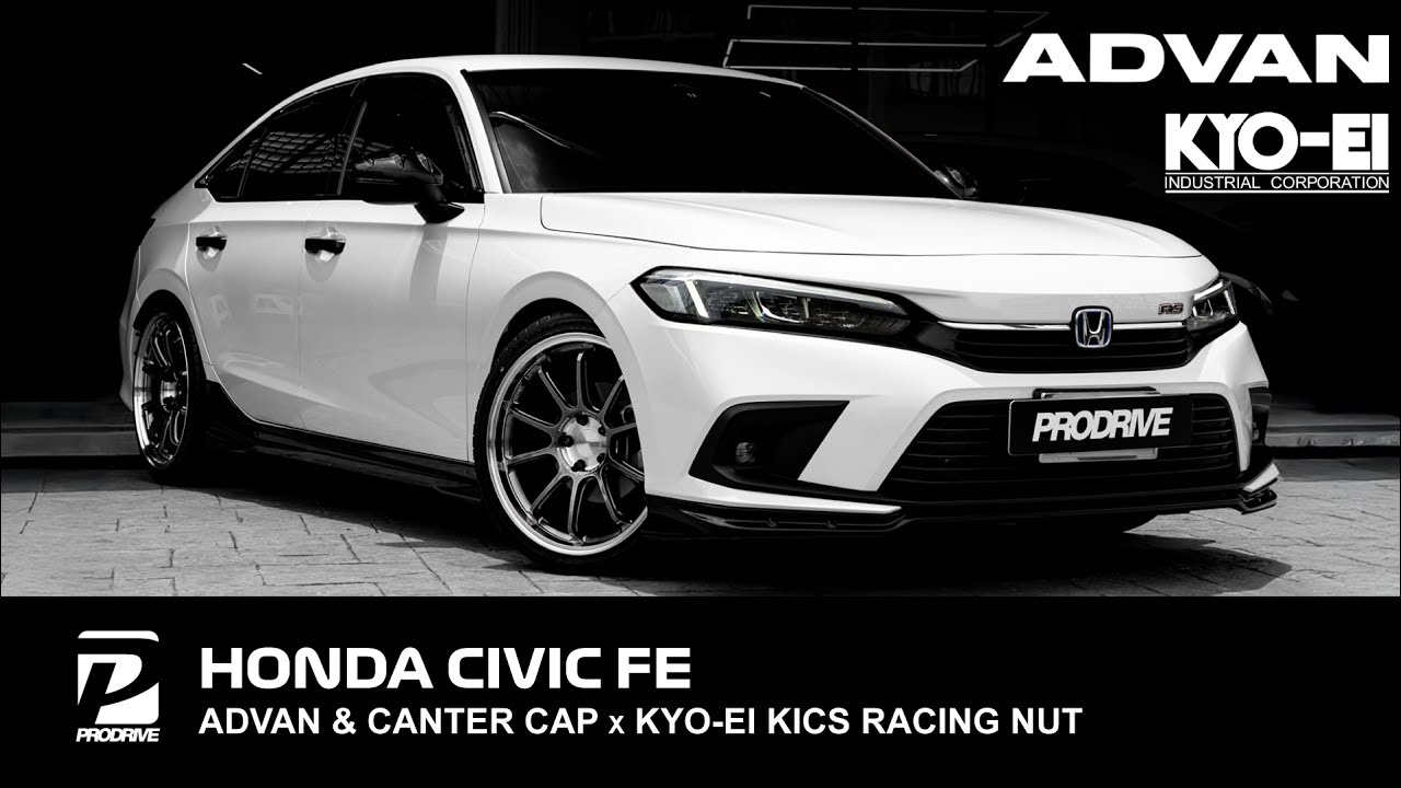 Honda Civic FE x ล้อ ADVAN RZ-DF2 x MUGEN Bodykit แท้