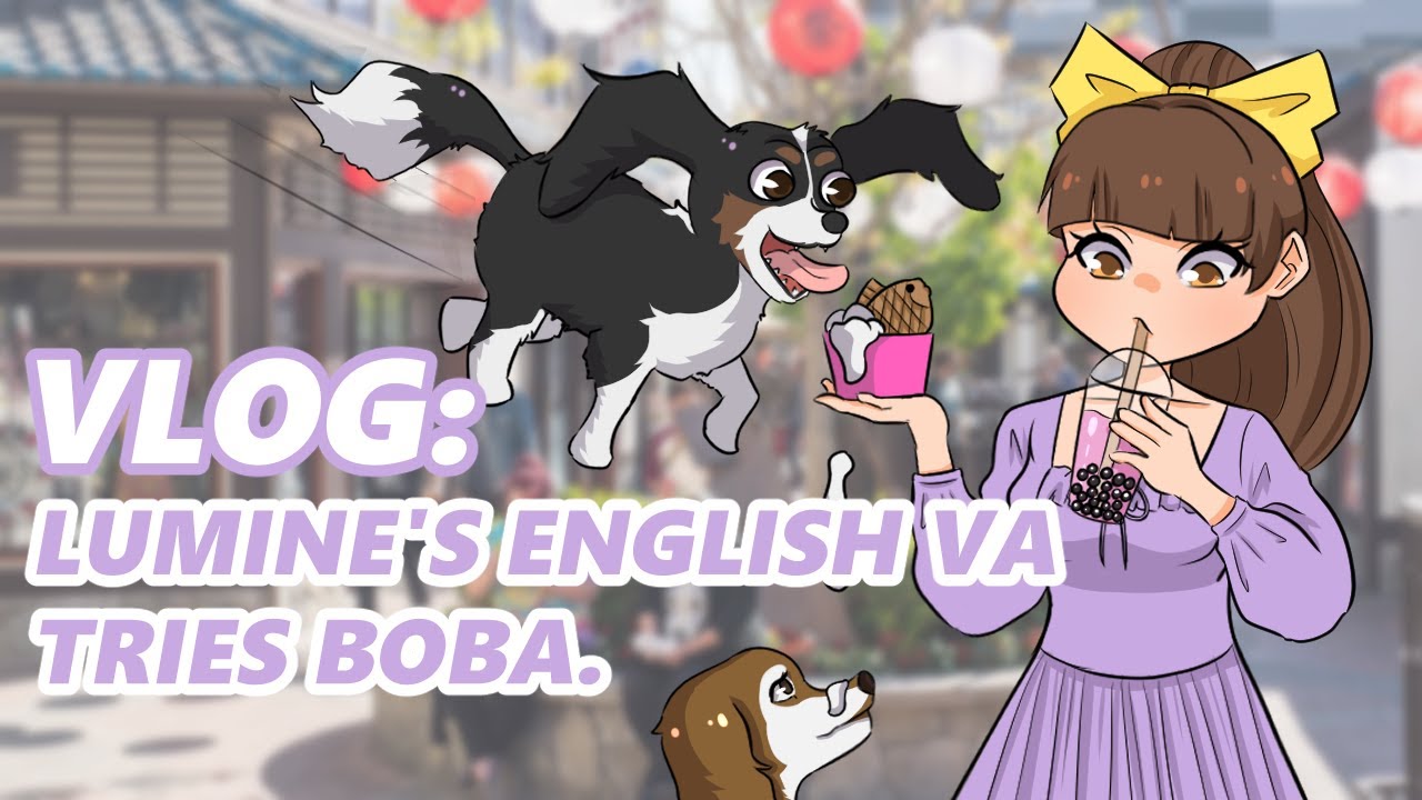 English va от lumine впервые пробует boba!