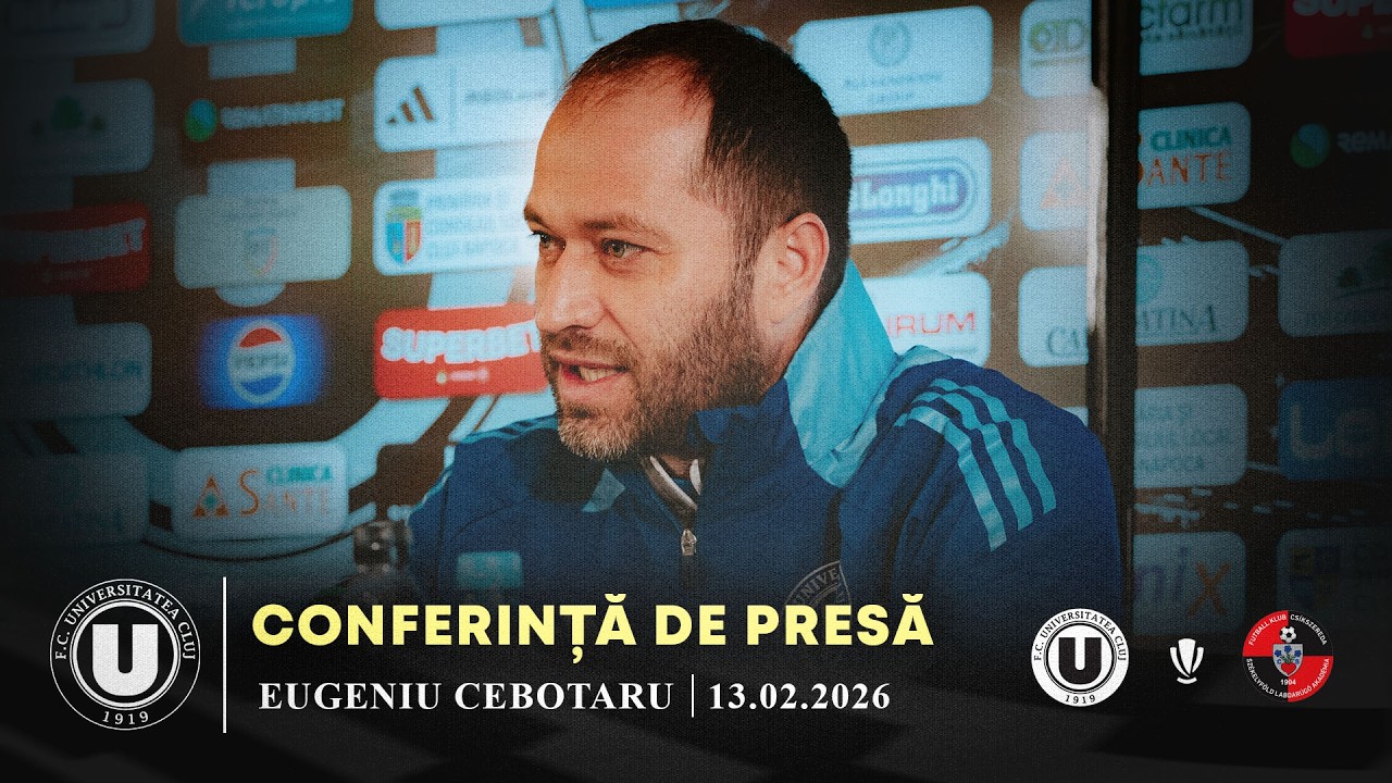 🎙 CONFERINȚĂ DE PRESĂ | Eugeniu Cebotaru: „Suntem conștienți de importanța jocului”