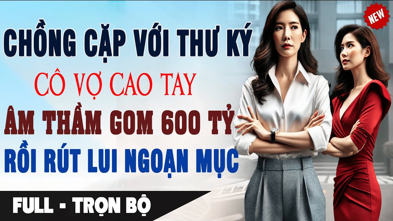 Chồng Cặp Với Thư Ký Trẻ Đẹp Vợ KHÔN ÂM THẦM GOM 600 TỶ Rồi Rút Lui Ngoạn Mục | Truyện Ngôn Tình Mới