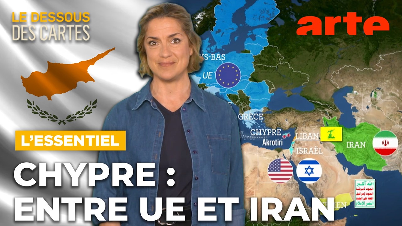 Chypre : entre UE et Iran | L'Essentiel du Dessous des cartes | ARTE