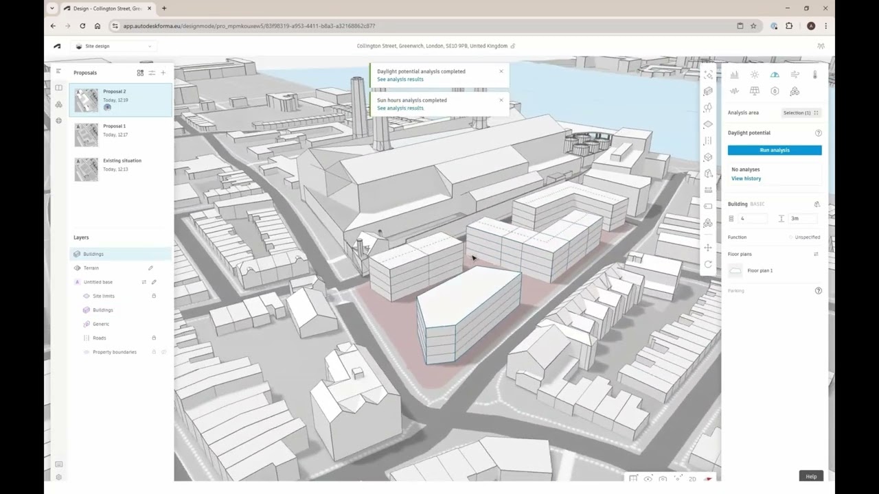 Autodesk Forma demo  - Under 15 minutes