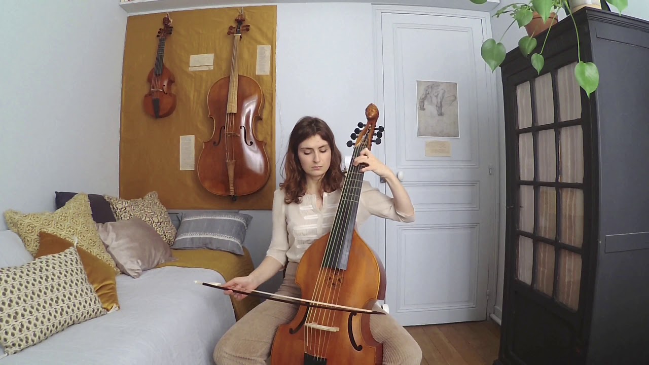 K. F. Abel, Arpeggio - Louise Pierrard, viole de gambe