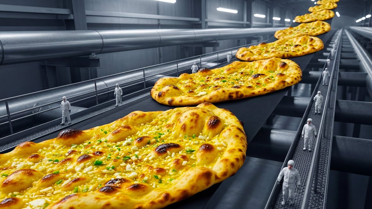 Inside the Indian Naan Factory - From Dough to Tandoor (Full Process)