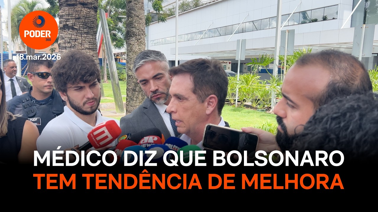 Médico diz que Bolsonaro tem tendência de melhora
