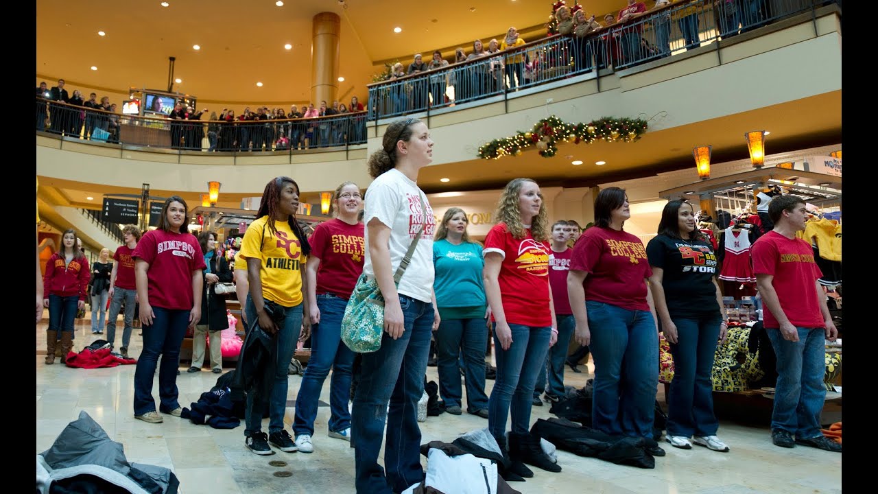 Simpson College Hallelujah Chorus Flash Mob
